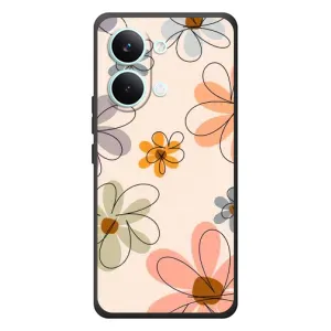 Чохол з квітковим принтом на ,Xaomi Poco Х8 Pro Max  
 (Кольорові квіти)