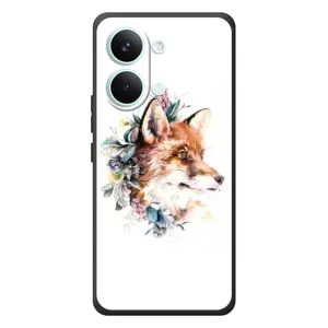Чохли з картинкою Лисичка для Xiaomi Poco X8 Pro Max (VPrint) (Лиса в квітах)