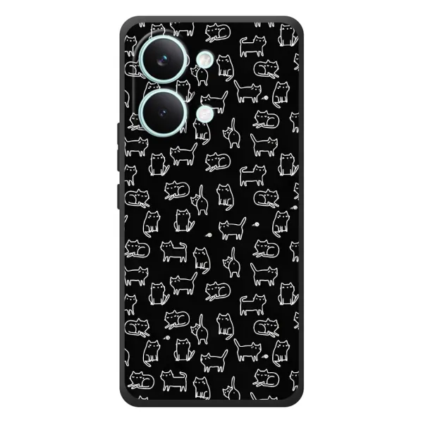 Чохол з принтом «Маленькі котики» для Xiaomi Poco X8 Pro Max