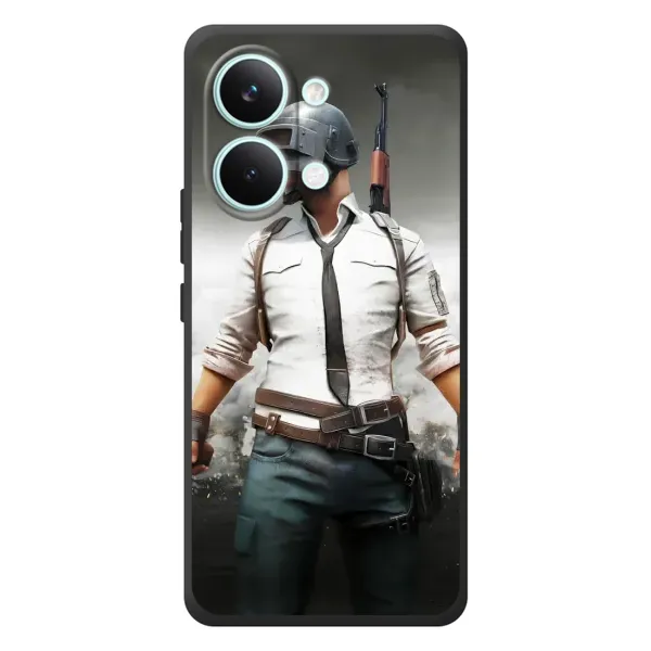 Чохол з принтом «Пабг мен» для Xiaomi Poco X8 Pro Max