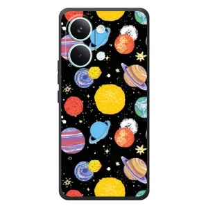 Космічні Чохли для ,Xaomi Poco Х8 Pro Max (VPrint) (Намальовані планети)
