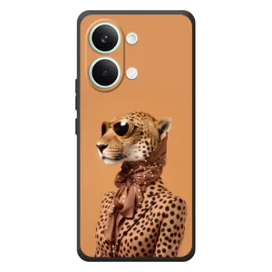 Чохол з принтом стильні тварини для ,Xaomi Poco Х8 Pro Max  
 (Стильний леопард)