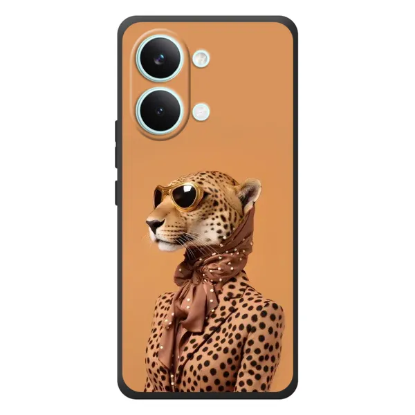 Чохол з принтом «Стильний леопард» для Xiaomi Poco X8 Pro Max