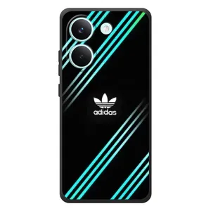 Чохли Адидас для Xiaomi Poco X8 Pro (AlphaPrint) (Адідас з полосами)