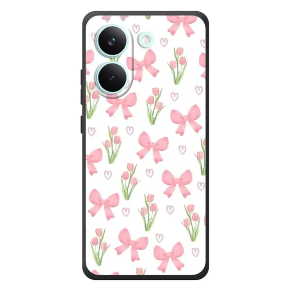 Чехол с принтом «Банты и цветы» для Xiaomi Poco X8 Pro