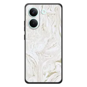 Мраморный чехол на Xiaomi Poco X8 Pro (VPrint) (Белый мрамор)