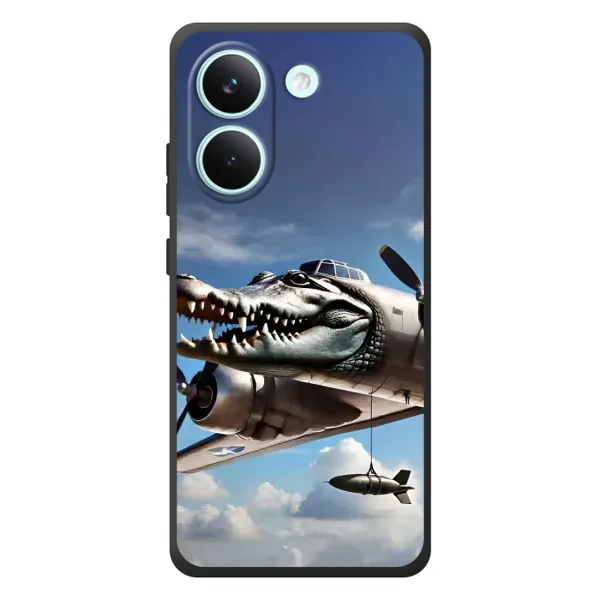 Чехол с принтом «Бомбардиро крокодило» для Xiaomi Poco X8 Pro