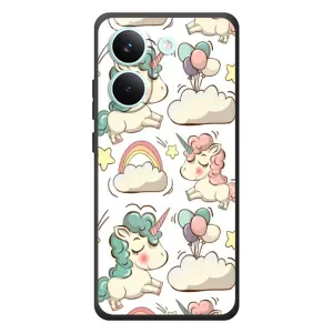 Чехол для Шiaomi Поко X8 Про - (Единорожки - Новинки) (AlphaPrint) (Единорожки)
