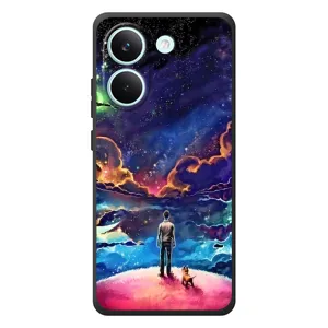 Космические Чехлы для Шiaomi Поко X8 Про (VPrint) (Галактический вид)