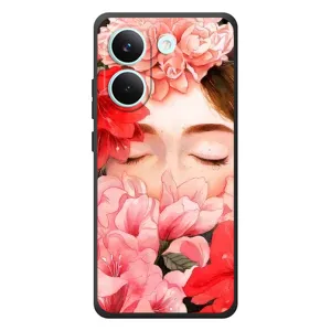 Чехлы (ART) Цветы на Xiaomi Poco X8 Pro (VPrint) (Очі в квітах)