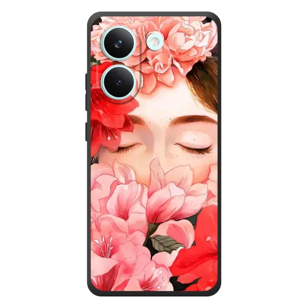 Чехол с принтом «Глаза в цветах» для Xiaomi Poco X8 Pro Чехол с принтом «Глаза в цветах» для Xiaomi Poco X8 Pro