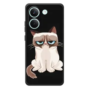 Чехол с принтом для Xiaomi Poco X8 Pro (AlphaPrint) Модные коты (Грустный кот)