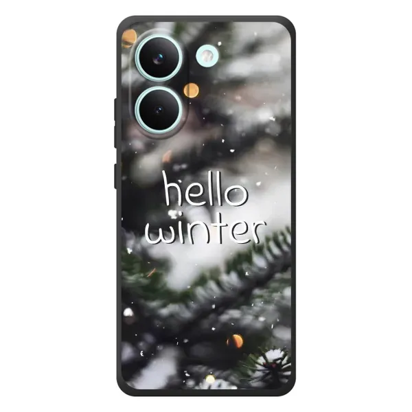 Чехол с принтом «Hello winter» для Xiaomi Poco X8 Pro