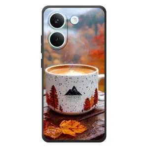 Чохол з унікальним дизайном 'Осінь з кавою' для Xiaomi Poco X8 Pro (Кава на природі)