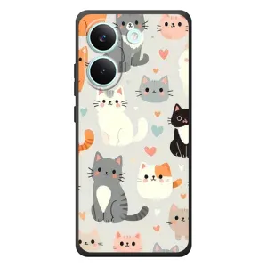 Чохол з малюнком кіт на Xiaomi Poco X8 Pro (Колаж котів)