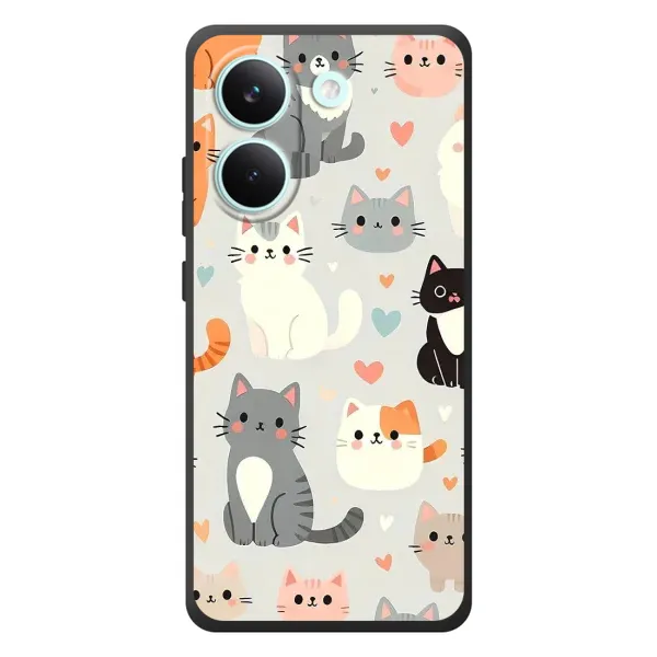 Чохол з принтом «Колаж котів» для Xiaomi Poco X8 Pro Чохол з принтом «Колаж котів» для Xiaomi Poco X8 Pro