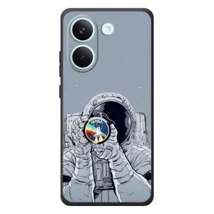 Чехол NASA для Xiaomi Poco X8 Pro (AlphaPrint) (Космонавт фото)