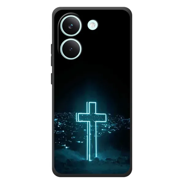 Чехол с принтом «Крест и город» для Xiaomi Poco X8 Pro Чехол с принтом «Крест и город» для Xiaomi Poco X8 Pro