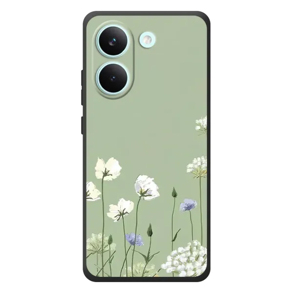 Чехол с принтом «Цветы на зеленом» для Xiaomi Poco X8 Pro Чехол с принтом «Цветы на зеленом» для Xiaomi Poco X8 Pro