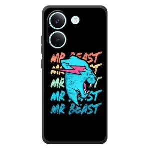 Чехлы Мистер Бист для Шiaomi Поко X8 Про (logo Mr beast)