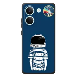 Чехол NASA для Xiaomi Poco X8 Pro (AlphaPrint) (Мальчик в шлеме)