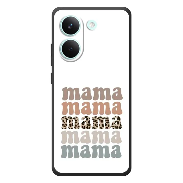 Чехол с принтом «Текстовый коллаж мама» для Xiaomi Poco X8 Pro