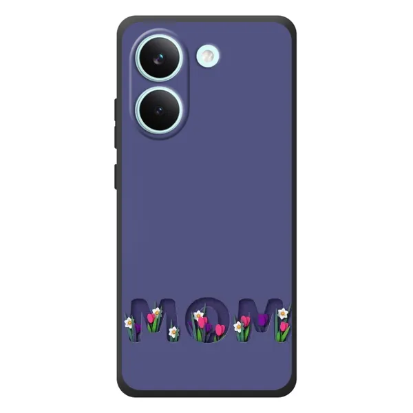 Чехол с принтом «Мама в цветах» для Xiaomi Poco X8 Pro