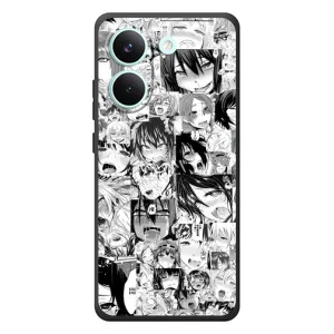 Анимешный чехол для Xiaomi Poco X8 Pro (Ahegao manga)