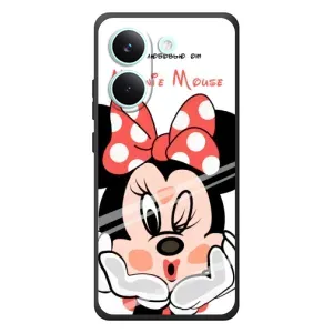 Эксклюзивный чехол для Xiaomi Poco X8 Pro (AlphaPrint - Мультяшные) (Маус Минни)
