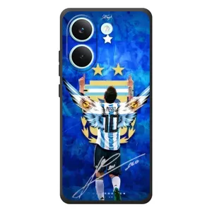 Чехлы для Xiaomi Poco X8 Pro (Leo чемпион) (AlphaPrint) (Месси сборная)