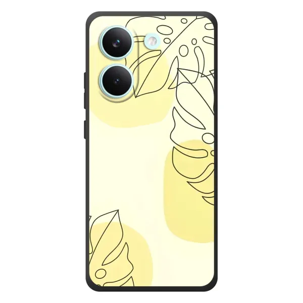 Чехол с принтом «Желтая монстера арт» для Xiaomi Poco X8 Pro Чехол с принтом «Желтая монстера арт» для Xiaomi Poco X8 Pro
