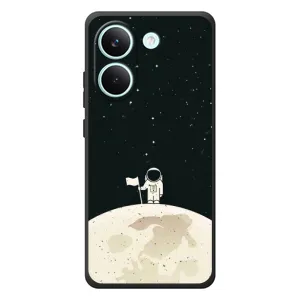 Космические Чехлы для Шiaomi Поко X8 Про (VPrint) (На луне)