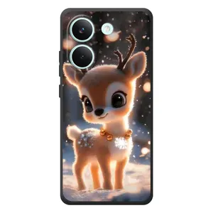 Яскравий чохол для Xiaomi Poco X8 Pro з Зимові Оленята (Оленятко)
