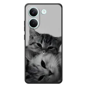 Чохол з малюнком кіт на Xiaomi Poco X8 Pro (Пара котів)