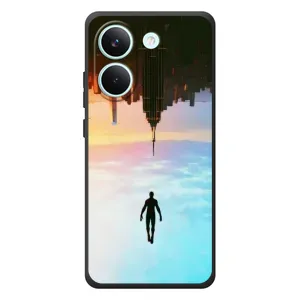 Чехол с человеком пауком для Xiaomi Poco X8 Pro - (AlphaPrint) (Паук человек)