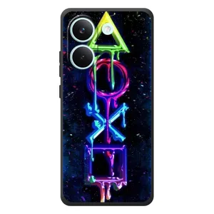 Чехлы с тематикой Киберспорт для Xiaomi Poco X8 Pro (VPrint) (Pleystation лого)