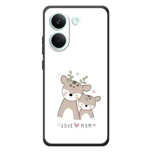 Чехлы для мамы на Xiaomi Poco X8 Pro (Оленята мама и малыш)