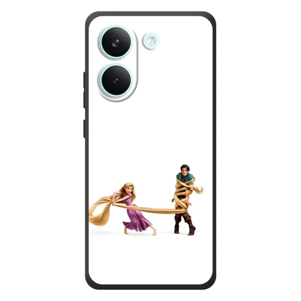 Чохол з принтом «Рапунцель та Флін» для Xiaomi Poco X8 Pro