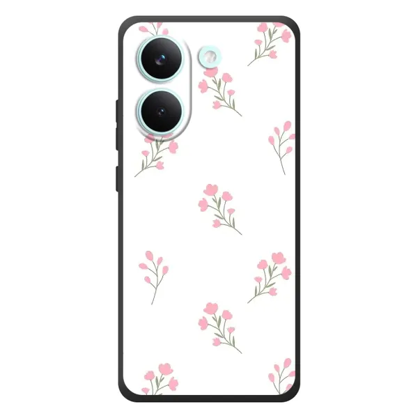 Чехол с принтом «Розовые цветы» для Xiaomi Poco X8 Pro