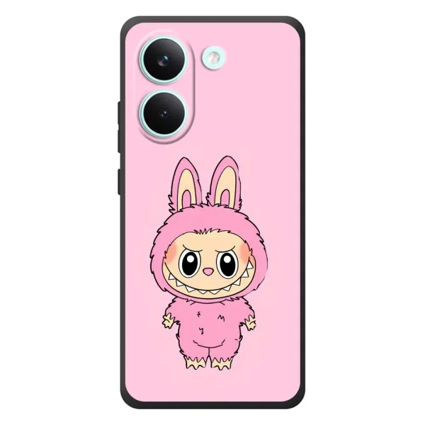 Чехол с принтом «Розовый Лабубу» для Xiaomi Poco X8 Pro