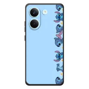 Чехол с принтом Стич на Xiaomi Poco X8 Pro (Стич фон)