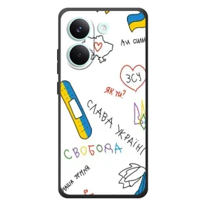 Чохли (Доброго вечора, ми за України) для Шмiаоi Пoco X8 Про (AlphaPrint) (Стикер)