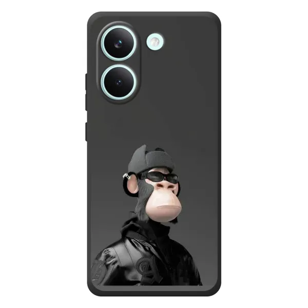 Чохол з принтом «стильна мавпа NFT» для Xiaomi Poco X8 Pro