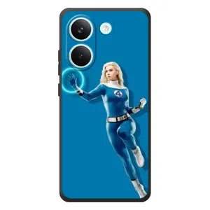 Чехол с принтом Фантастическая четверка для Xiaomi Poco X8 Pro (Сью Сторм полет)