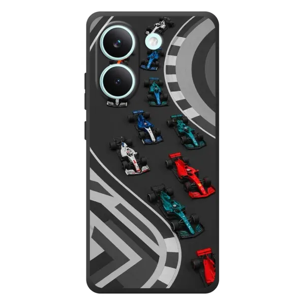 Чохол з принтом «Траса Ф1» для Xiaomi Poco X8 Pro