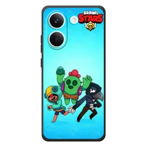 Чехлы Brawl Stars для Xiaomi Poco X8 Pro (AlphaPrint) (Трио героев)