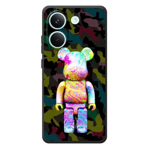 Чехол с принтом «Яркий Bearbrick» для Xiaomi Poco X8 Pro