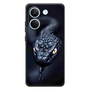 Чохол з картинкою 'Хижаки' для Xiaomi Poco X8 Pro (Чорна змія)