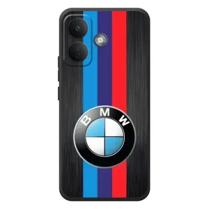 Чохол для Сяомі Поко Х8 - з принтом БМВ (AlphaPrint) (Лого BMW)