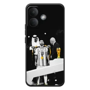 Чохли для Xiaomi Poco X8 (Leo чемпіон) (AlphaPrint) (Мессі коронований)